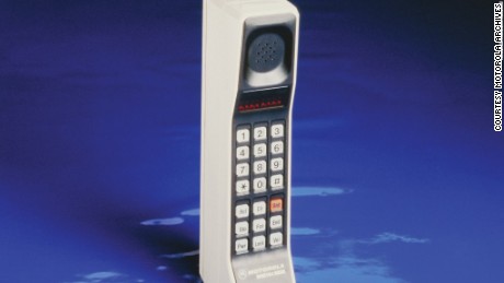 Motorola debuted the DynaTAC 8000X in 1983, the first portable cellular phone for consumer use. Better known as the phone that Gordon Gekko carried (lugged?) around in the 1987 movie Wall Street, the DynaTAC weighed 1 lb., 12 oz.