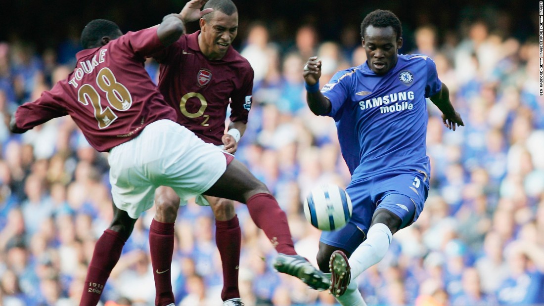 The Ghanian was the midfield heartbeat of Jose Mourinho&#39;s best Chelsea team, winning a clean sweep of domestic trophies before injury curtailed his career. 