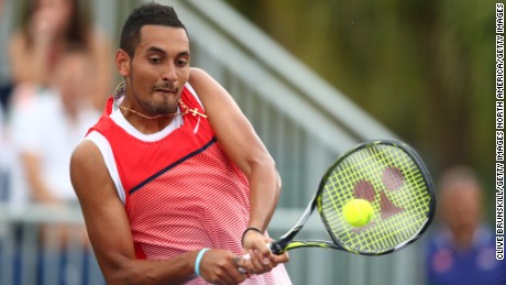 Nick Kyrgios has reached the quarter-finals of the Miami Open.