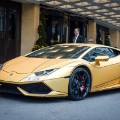 gold cars Lamborghini