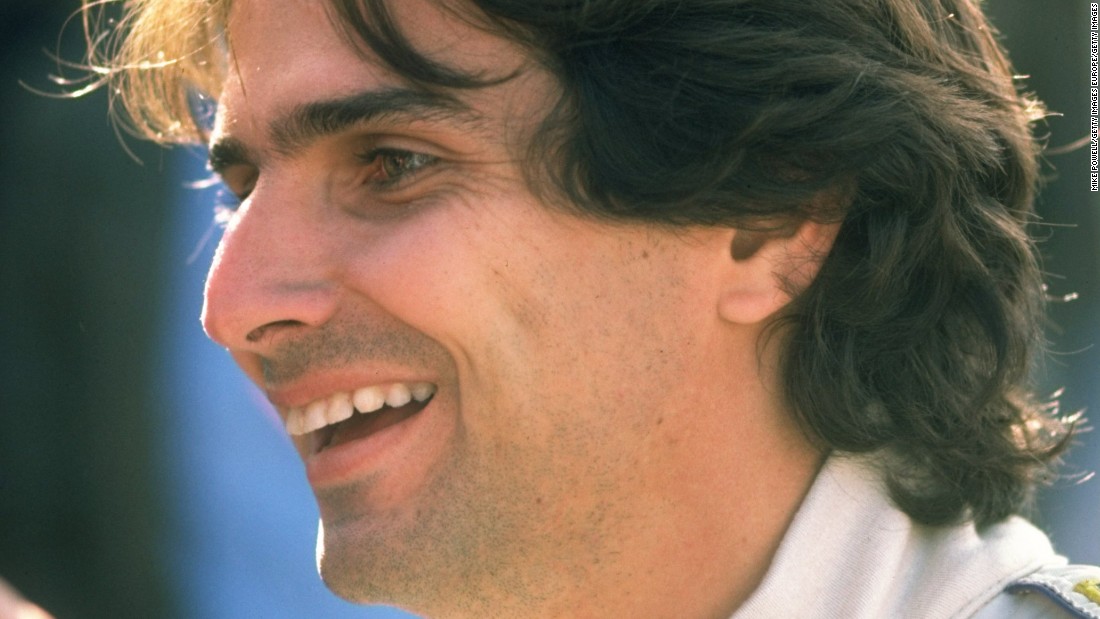 Like father, like son. Nelson Piquet, seen here in 1983, also won his first Formula One race at Long Beach in 1980. 