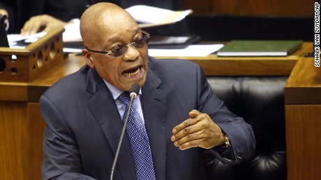 Court: South African President defied constitution