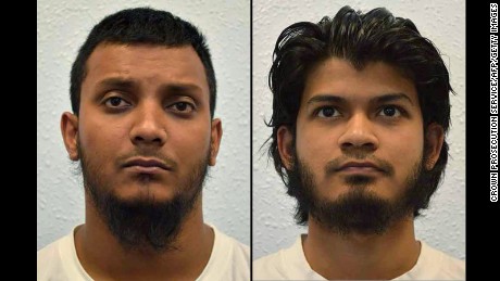 Junead Khan, left, and Shazib Kahn plotted to join ISIS, prosecutors say.