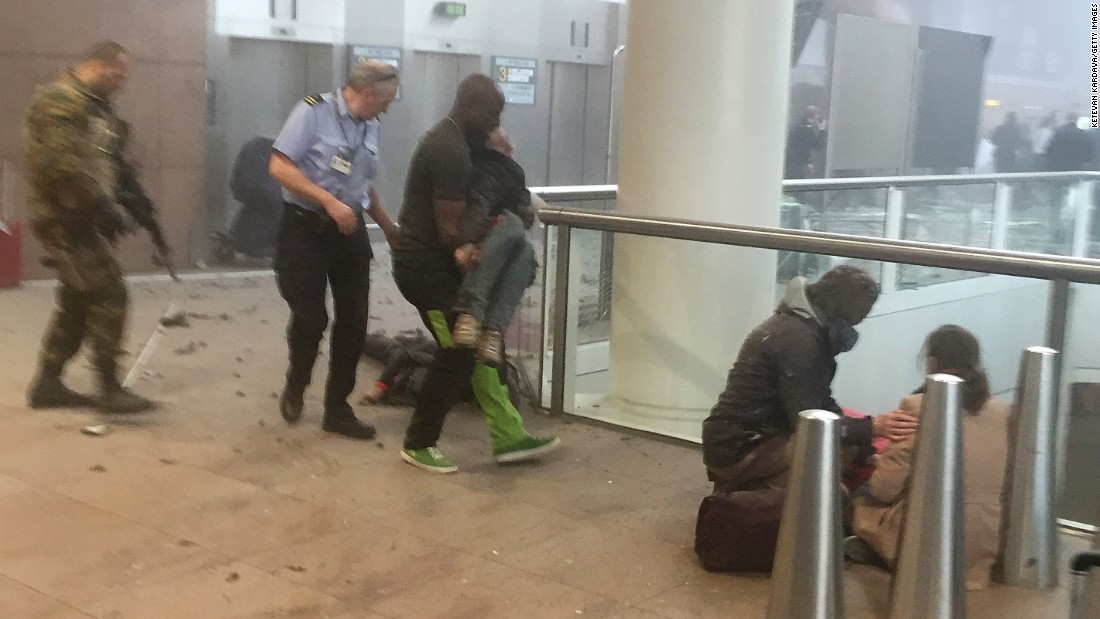 Wounded passengers are treated following a suicide bombing at the Brussels Airport on March 22, 2016. &lt;a href=&quot;http://www.cnn.com/2016/03/30/europe/brussels-investigation/index.html&quot;&gt;The attacks on the airport and a subway &lt;/a&gt;killed 32 people and wounded more than 300. ISIS claims its &quot;fighters&quot; launched the attacks in the Belgian capital.