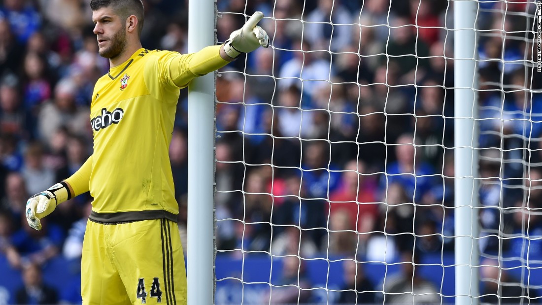 Southampton goalkeeper Fraser Forster twice denied Leicester in the second period.