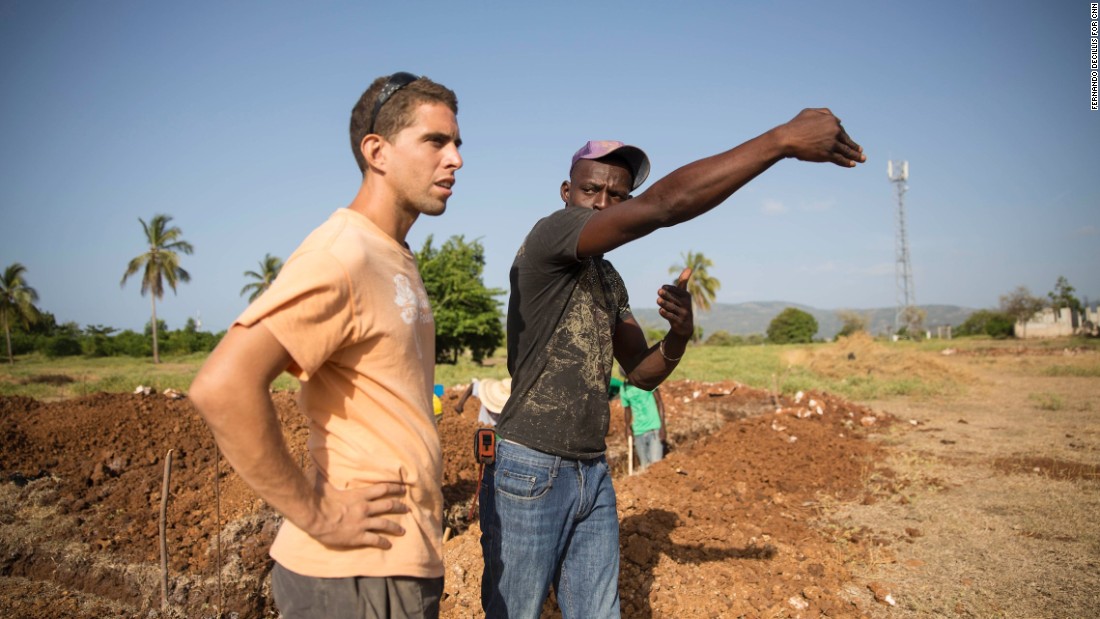 Palmer, seen at left overseeing the Jacmel construction, named his foundation after his grandmother. When it opened in Esperanza in the Dominican Republic, it was about half-Dominican, half-Haitian. Over time, Dominicans withdrew -- partly, Palmer suspects, because the school was mixed. Many, he said, would rather see their children miss the one meal a day the school assured than be associated with &quot;the Haitian school.&quot; Even the Haitian children adopted that worldview, he said: If they get in an argument, they&#39;re likely to call each other &quot;maldito Haitiano&quot; -- a &quot;damn Haitian.&quot;