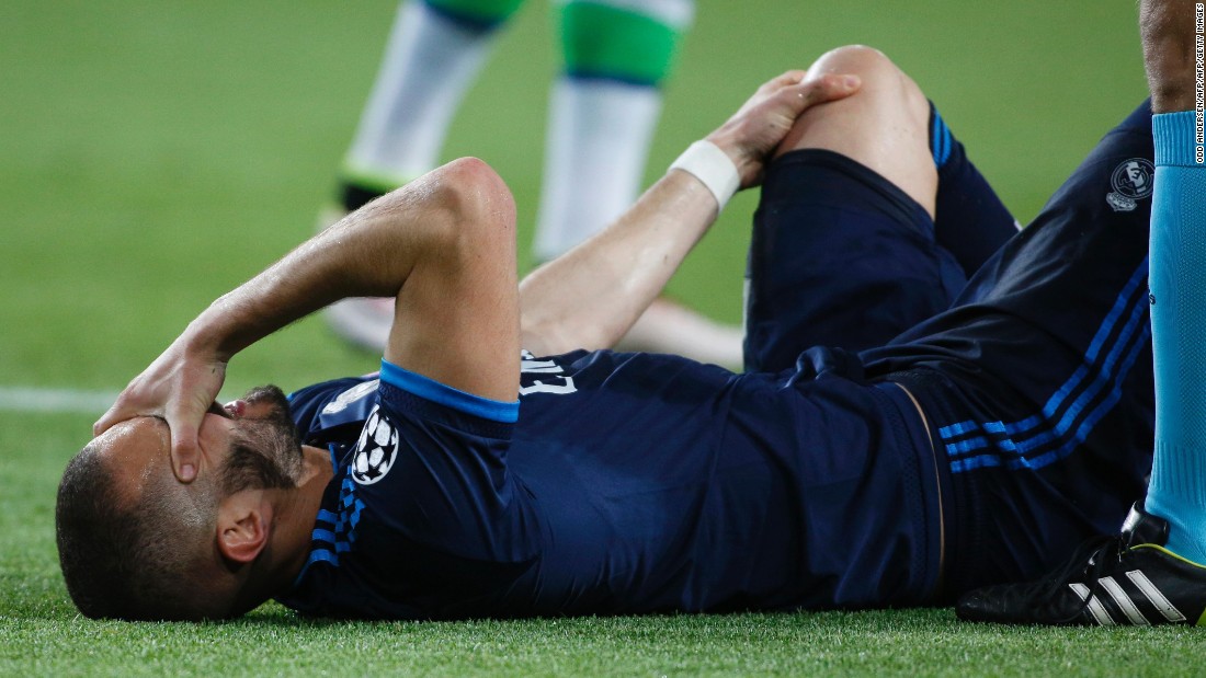 Karim Benzema, who wasted a glorious opportunity in the first half, was forced out of the action after picking up an injury.