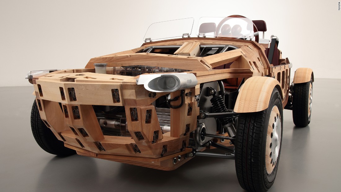 wooden vehicle