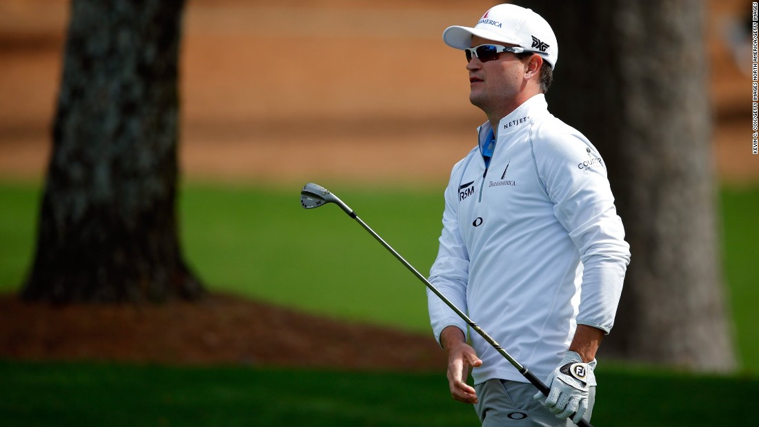 The 2015 Open champion Zach Johnson shot what was the third hole-in-one of the day on the seventh hole.
