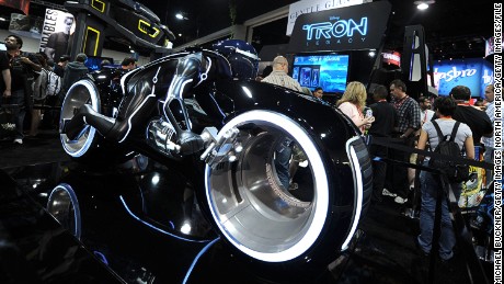 The &quot;TRON: Legacy&quot; motorbike was also designed by Daniel Simon. 