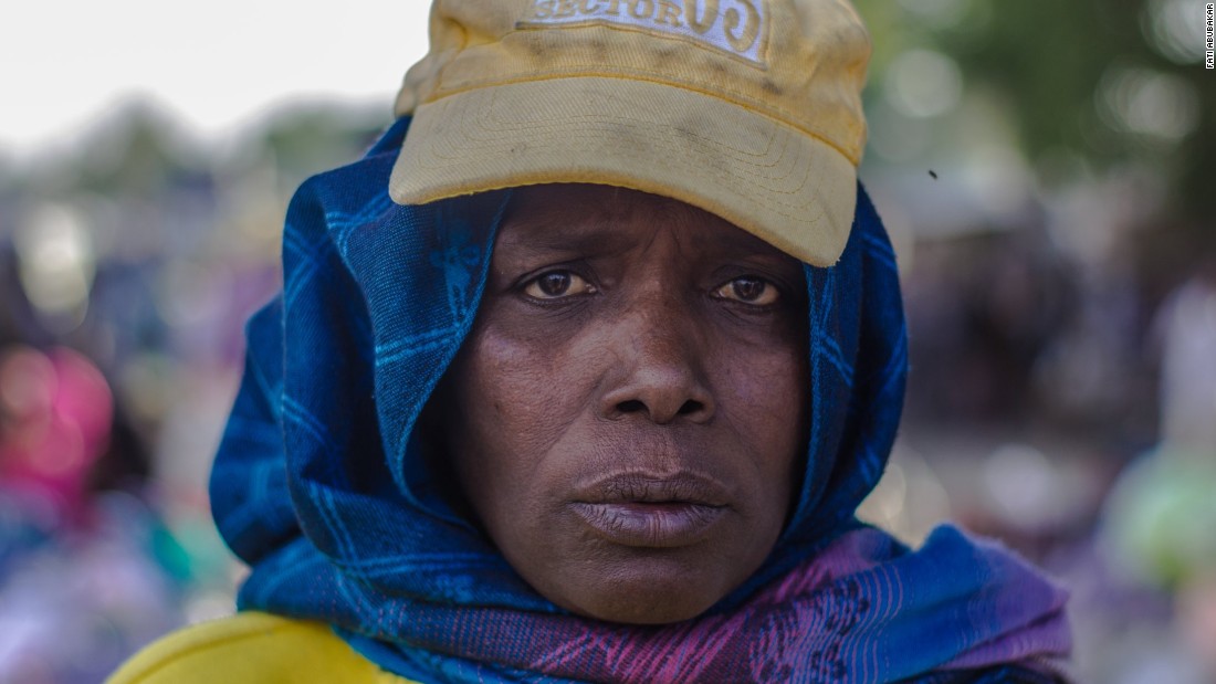 &quot;I come to the market at 6am and sit at my spot. I leave at 6pm. I check all of the women coming into Monday Market. We have to be strict. We have to ensure everyone passes by security checks. I&#39;m dedicated to doing my job.&quot;