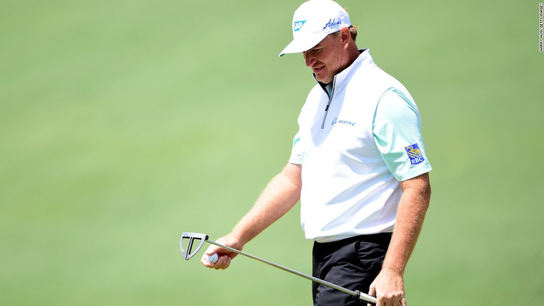 Ernie Els had a tough start to the tournament. From just a few feet away, &lt;a href=&quot;http://espn.go.com/golf/masters16/story/_/id/15155410/ernie-els-6-putts-first-hole-record-nine-masters&quot; target=&quot;_blank&quot;&gt;he 6-putted&lt;/a&gt; the first hole and finished with a 9.