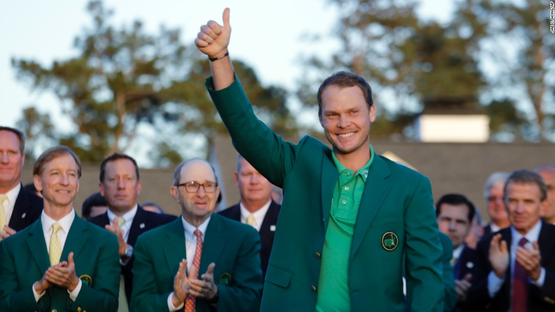 Danny Willett gives the crowd a thumbs-up after he won the Masters tournament Sunday, April 10. Willett shot a 5-under 67 to win the tournament by three strokes over Jordan Spieth and Lee Westwood. He is the first Englishman to win the Masters since Nick Faldo in 1996. &lt;a href=&quot;http://edition.cnn.com/specials/golf/the-clubhouse&quot; target=&quot;_blank&quot;&gt;Follow CNN&#39;s live Masters blog&lt;/a&gt;