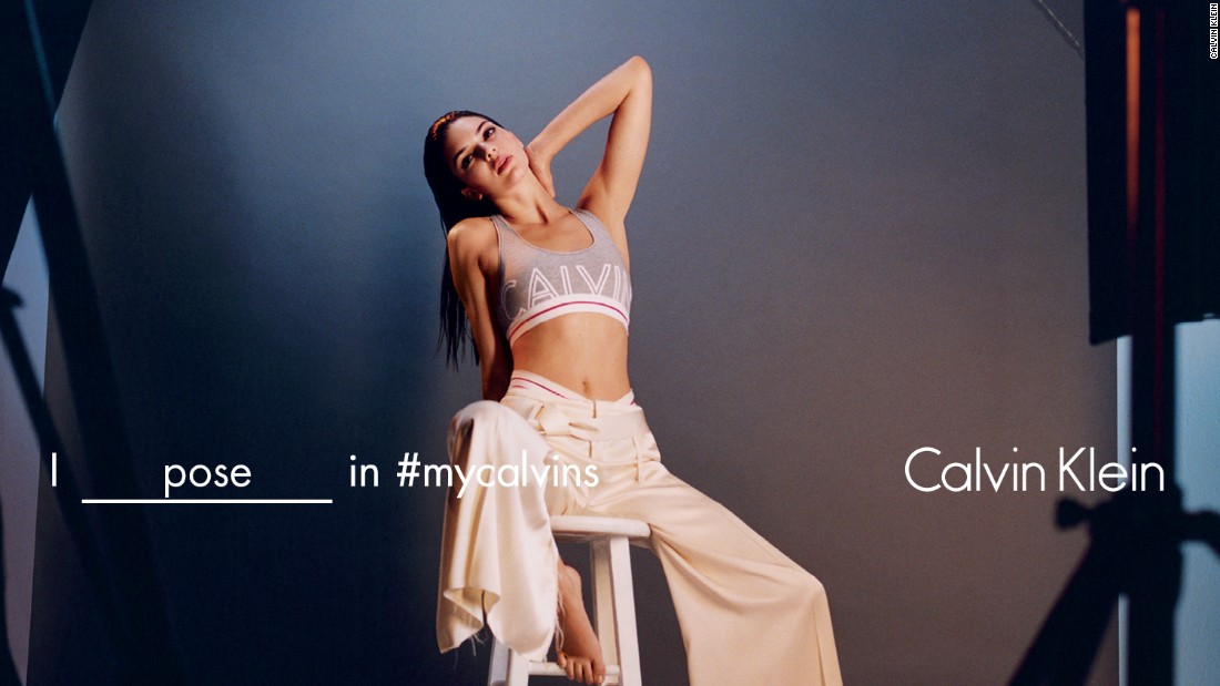 Reality TV star Kendall Jenner, who has 53.7 million followers on Instagram, has also been enlisted for the #mycalvins campaign. 