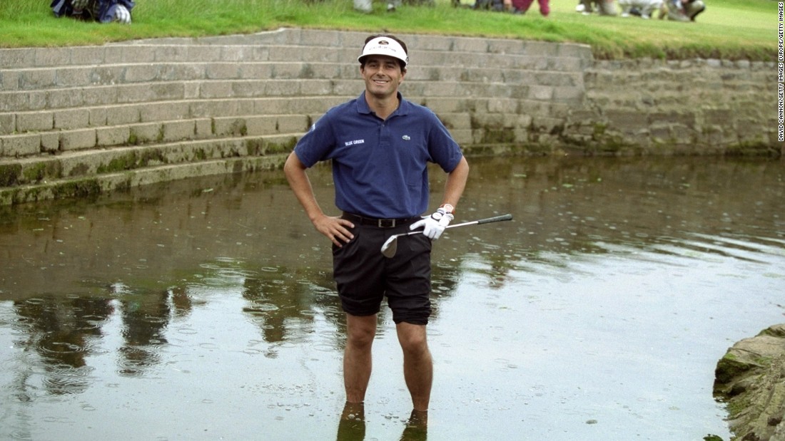 &lt;strong&gt;Jean van de Velde finds himself up a creek without a paddle, 1999 -- &lt;/strong&gt;The mother of all golfing implosions, Frenchman Jean van de Velde led by three shots on the final tee of &lt;a href=&quot;https://cnn.com/2018/07/17/sport/jean-van-de-velde-sporting-disaster-carnoustie-spt-intl/index.html&quot; target=&quot;_blank&quot;&gt;the 1999 Open at Carnoustie&lt;/a&gt;. But after an errant tee shot, an overhit iron and a hack out of long grass, his ball had found the Barry Burn stream. Van de Velde waded into the Burn, trousers rolled up, contemplating playing his shot out of the water rather than take the penalty drop. He retrieved his ball in the end and took the penalty, only to chip into a bunker. His putt could only force a three-way playoff, which the Frenchman subsequently lost. The image of van de Velde&#39;s mirthless smile in the stream is so iconic, it&#39;s easy to forget the Frenchman never actually played the shot. 