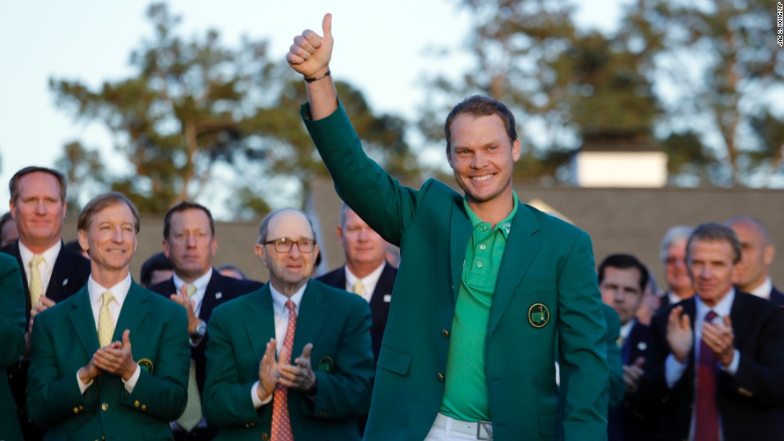 Masters champion Danny Willett gives a thumbs-up to the crowd after winning the tournament on Sunday, April 10. He is the first Englishman to win &lt;a href=&quot;http://www.cnn.com/2016/04/07/golf/gallery/masters-golf-2016/index.html&quot; target=&quot;_blank&quot;&gt;the Masters&lt;/a&gt; since Nick Faldo in 1996.