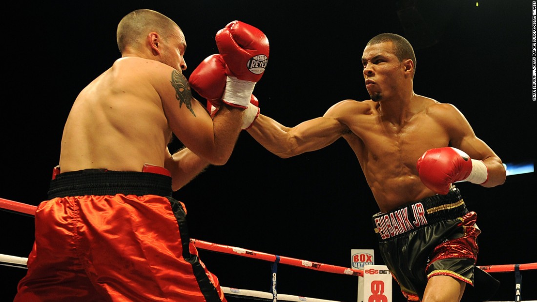 &quot;I feel it was a one-sided fight,&quot; Eubank Jr said of Blackwell. &quot;I won pretty much every round. &lt;br /&gt;&quot;But at the same time, the true grit and determination Nick showed on the night made it an amazing event. To see someone who wasn&#39;t winning, but who wouldn&#39;t give up -- that&#39;s what boxing&#39;s all about.&quot;&lt;br /&gt;Eubank Jr. is pictured right fighting Ivan Jukic of Croatia in 2014.