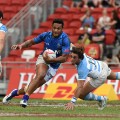 Rugby Sevens Samoa&#39;s Tomasi Alosio 