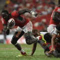 Kenya&#39;s Samuel Oliech rugby sevens