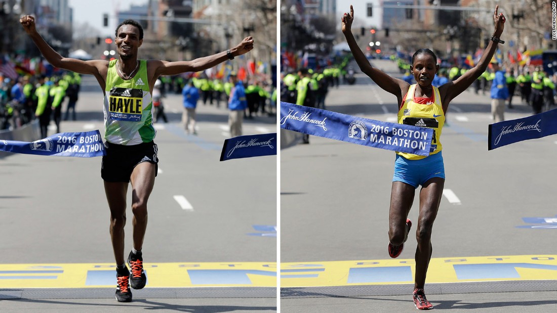 Ethiopian runners sweep Boston Marathon - CNN