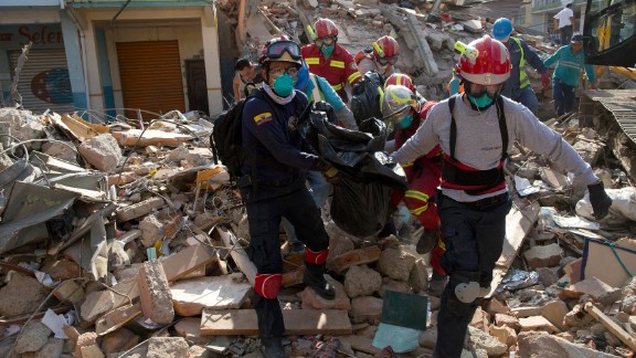 Ecuador Earthquake 272 People Killed 2 527 Injured Cnn