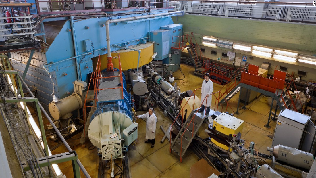The accelerator used by Shaugnessy&#39;s group is based at the Joint Institute of Nuclear Research (JINR) in Dubna, Russia. The U.S. and Russian teams have collaborated for 26 years, and created five new elements together. 