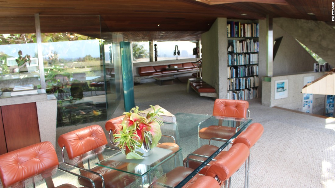 Architect Lautner designed all the furniture in the Sheats Goldstein Residence -- a rarity. 