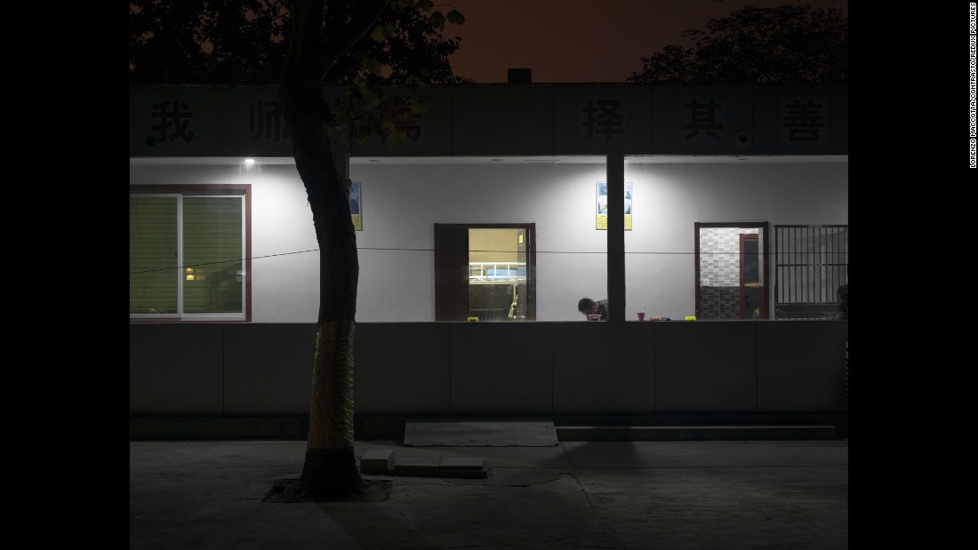 A dormitory at the center in Jinan.