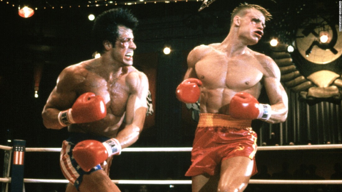 Hey, your name is Rocky Balboa and a super-scary Soviet boxer named Ivan Drago kills your best friend Apollo Creed during a boxing match, see? What are ya gonna do about it? Challenge him to a mano-a-mano, globally broadcast revenge match, OF COURSE!  Arguably, &quot;Rocky IV&quot; is the masterpiece of Sylvester Stallone&#39;s long-running franchise. Why? Three things: Glitter, glory and guts. 