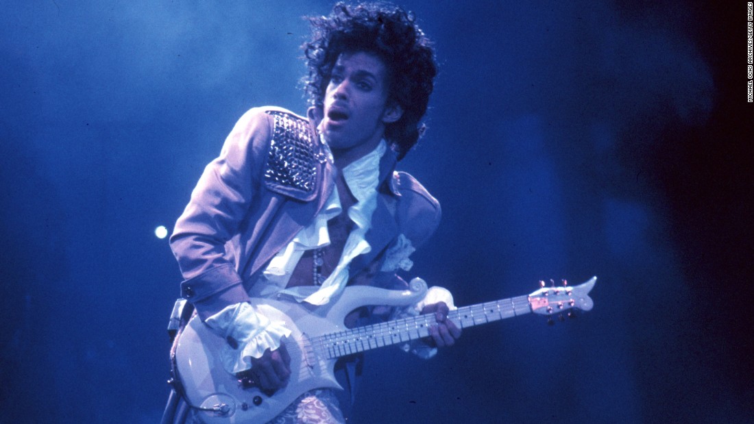 Prince performs live at the Fabulous Forum in 1985, in Inglewood, California.