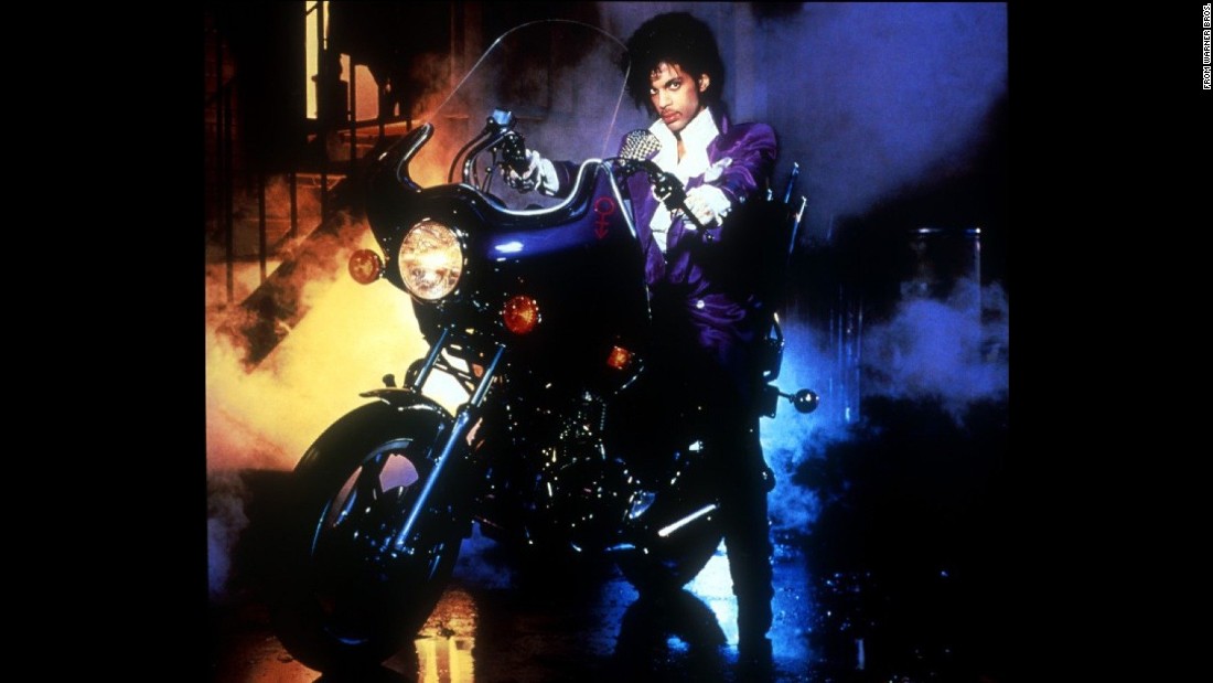 &quot;Purple rain, purple rain&quot; -- The color which he became known for was best represented in the 1984 film &quot;Purple Rain&quot;.