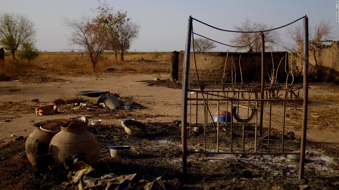 What Boko Haram couldn&#39;t loot, it burned to the ground. To this day, people remain afraid to return home. 