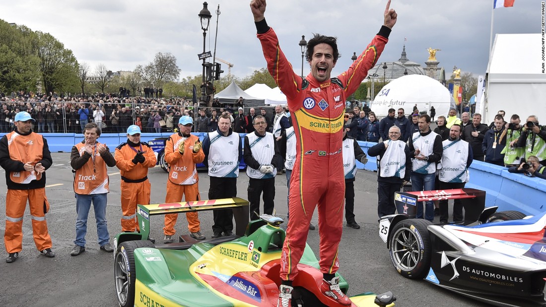 Lucas Di Grassi motored into history as the first driver to win the Paris ePrix but the celebrations weren&#39;t restricted to the podium after a positive weekend in Paris. 