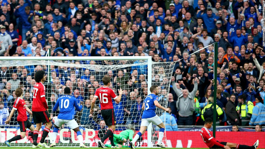 Everton did equalize but through an own goal from United defender, Chris Smalling.
