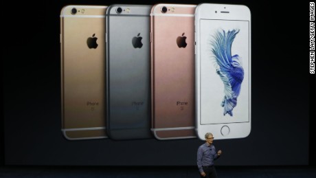 Apple CEO Tim Cook speaks about the new iPhone 6s.