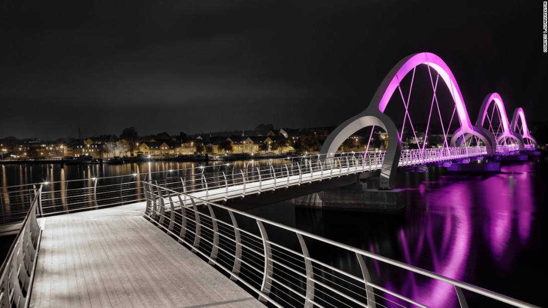 In a rare twist, the &lt;a href=&quot;http://www.ljusarkitektur.com/en/&quot; target=&quot;_blank&quot;&gt;Sölvesborg Bridge&lt;/a&gt; -- Europe&#39;s longest pedestrian bridge at 2480 feet -- was specially enhanced by a lighting design firm rather than an architect. Ljusarkitektur mounted the structure with color-change LED lights. 