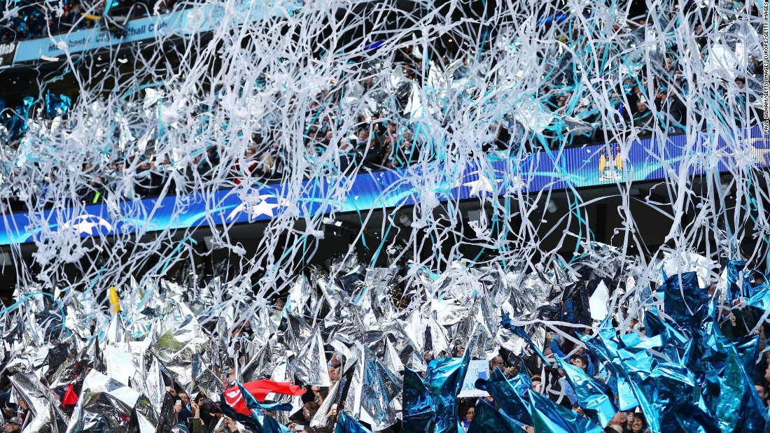 City&#39;s supporters welcomed the teams with Real the favorite to reach the final. Real, which has won the competition a record 10 times, is featuring in the last four for the 27th time.