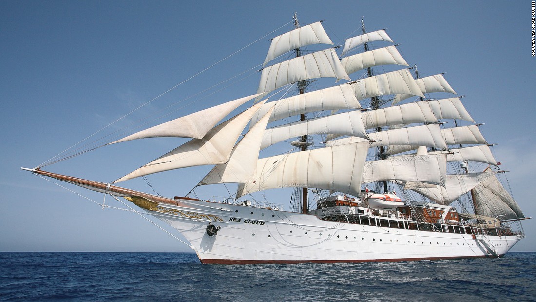big boat sailing