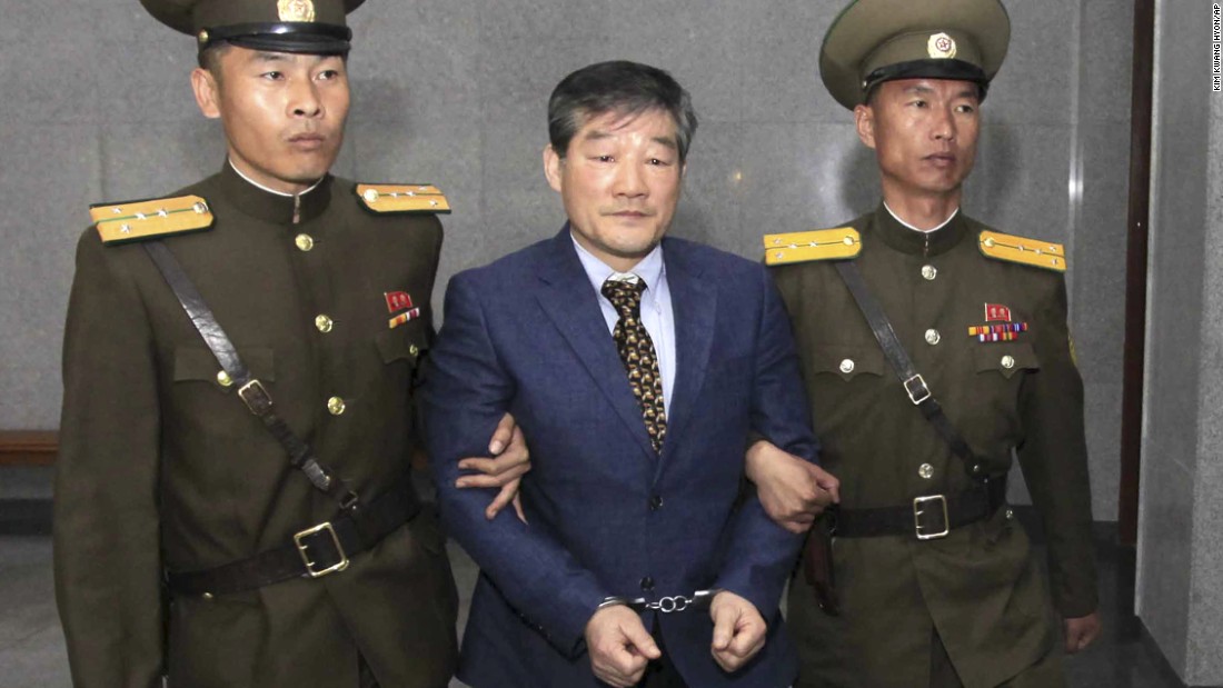 &lt;a href=&quot;http://www.cnn.com/2016/04/29/asia/north-korea-american-hard-labor/index.html&quot; target=&quot;_blank&quot;&gt;Kim Dong Chul,&lt;/a&gt; a South Korean-born American citizen detained in North Korea, is escorted to his trial April 29 in Pyongyang. A North Korean court sentenced Kim to 10 years in prison for what it called acts of subversion and espionage. North Korea watchers interpret the detainment of Americans and other foreign citizens as a collection of bargaining chips by the reclusive regime.