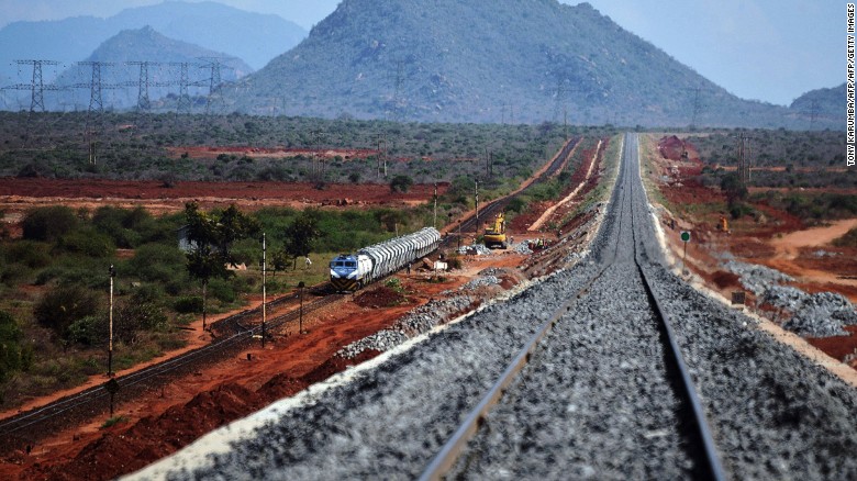 Kenya&#39;s new $13bn railway was funded by China.