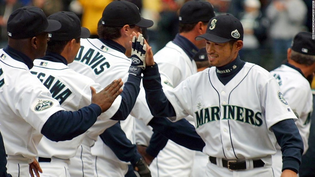 &lt;strong&gt;Seattle Mariners 2001 MLB Playoffs&lt;/strong&gt;: Seattle Mariners won a record 116 games behind  Ichiro Suzuki&#39;s remarkable rookie season (right), but lost in the playoffs against the Yankees and have struggled to stay relevant ever since. 