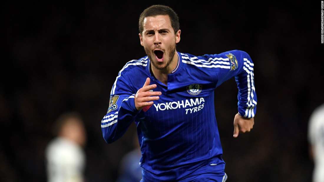 Chelsea&#39;s Eden Hazard scored the goal that tied the match at 2-2 late in the second half. Hazard was last year&#39;s Premier League Player of the Season, and Chelsea was last season&#39;s champions.