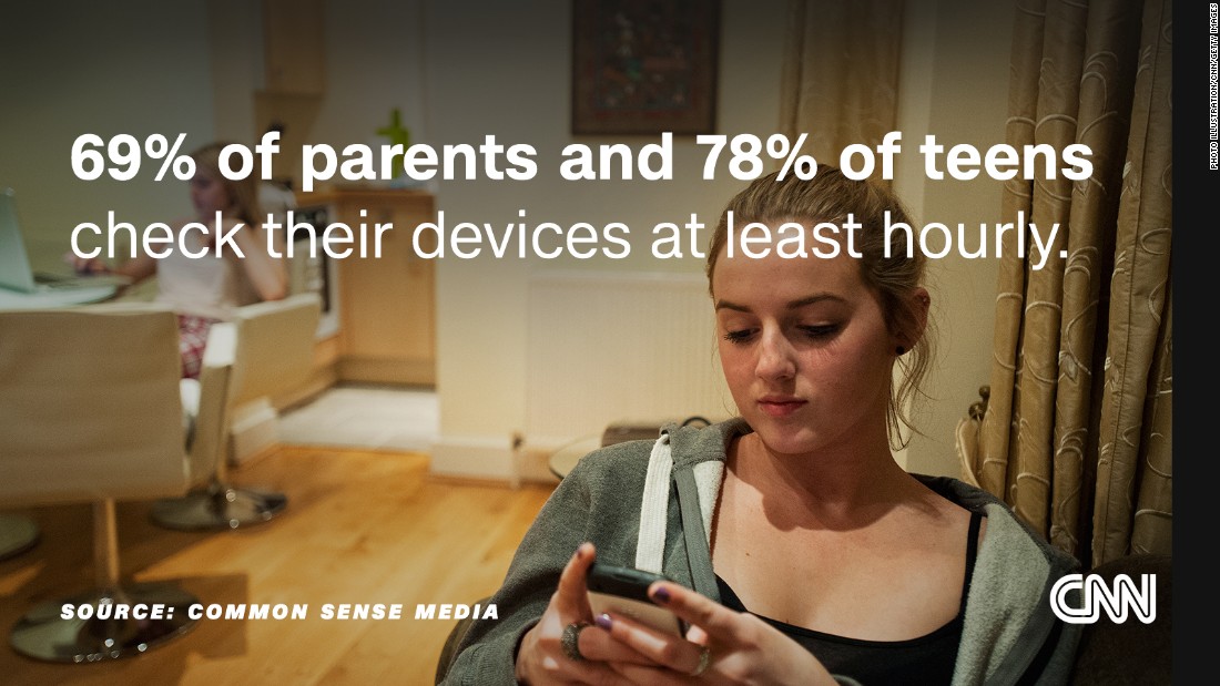 50% of teens feel addicted to their phones, poll says - CNN