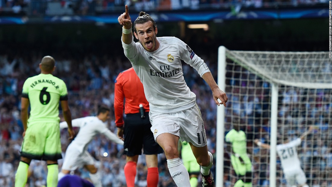 With City struggling to adjust to the loss of Kompany, Real Madrid struck when Gareth Bale fired home with the help of a deflection to give the home side a 1-0 lead in the 20th minute.