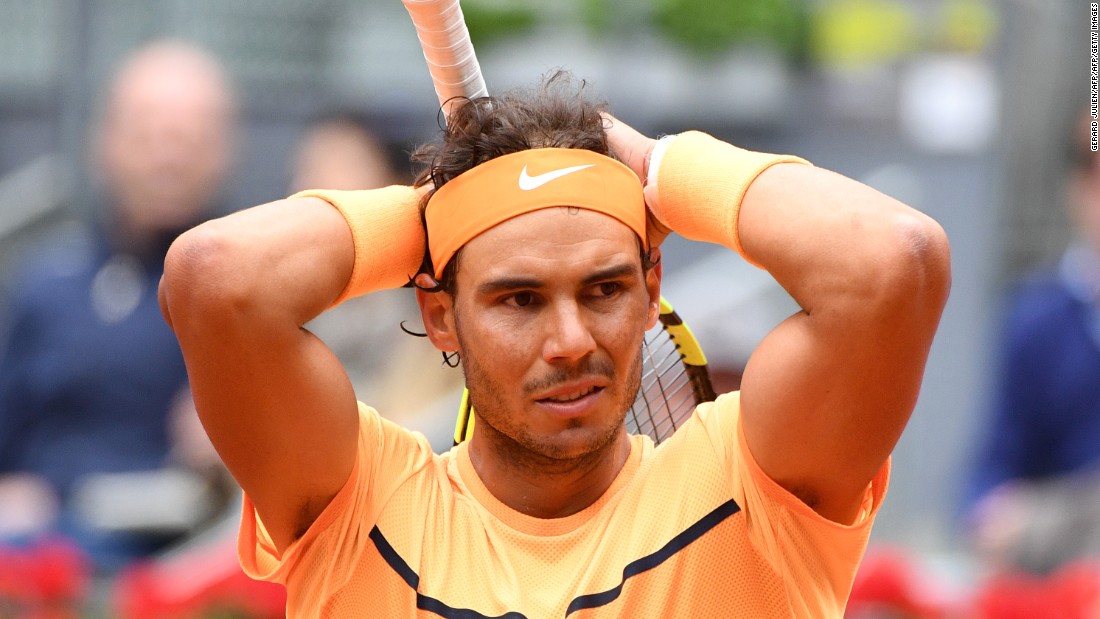 The result means Nadal&#39;s 13 match winning streak on clay comes to an end.