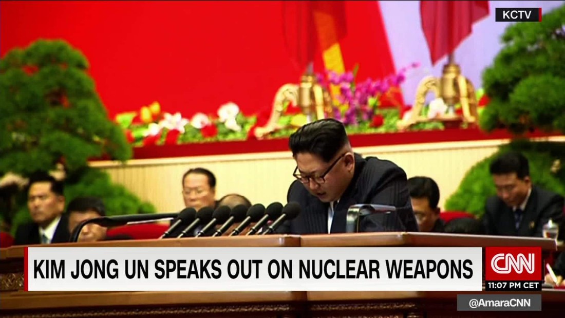 Kim Jong Un Speaks Out On Nuclear Weapons Cnn Video