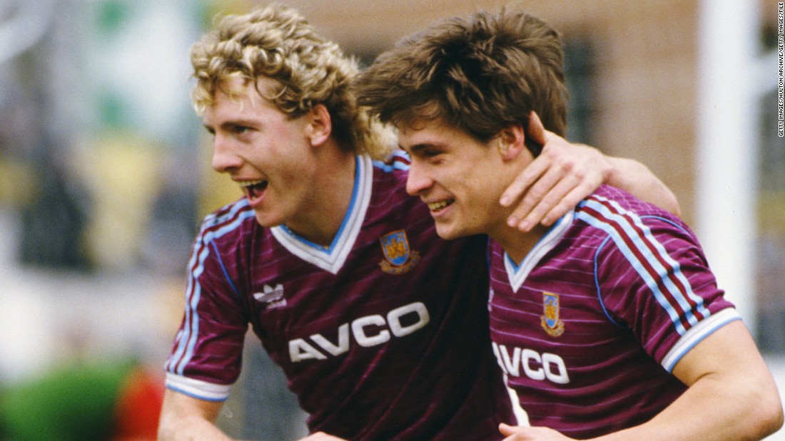 West Ham&#39;s best league finish is third, in the 1985-86 season of the old Division One, when strikers Frank McAvennie (left) and Tony Cottee (right) scored 46 goals between them. 