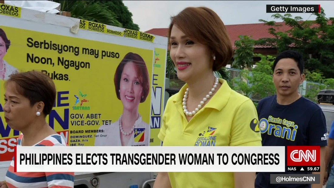 Philippines Elects Transgender Woman To Congress Cnn Video 7804
