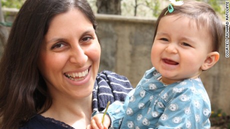 Nazanin Zaghari-Ratcliffe and her daughter, Gabriella, now almost 4.
