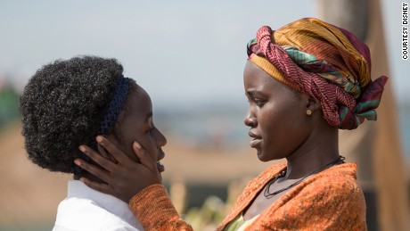 Lupita Nyong&#39;o and Madina Nalwanga in &quot;Queen of Katwe&quot;, Disney&#39;s film about the life of Phiona Mutesi.